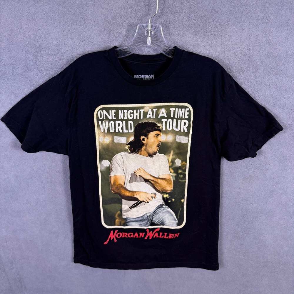 Morgan Wallen One Night At A Time World‎ Tour T-Shirt Mens Large Concert Merch